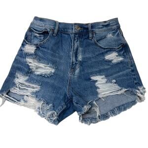 American Eagle Highest Rise 90's Boyfriend Short distressed
